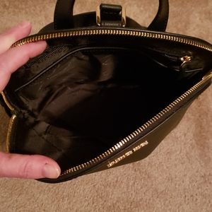Michael Kors Black Saffiano Leather Backpack